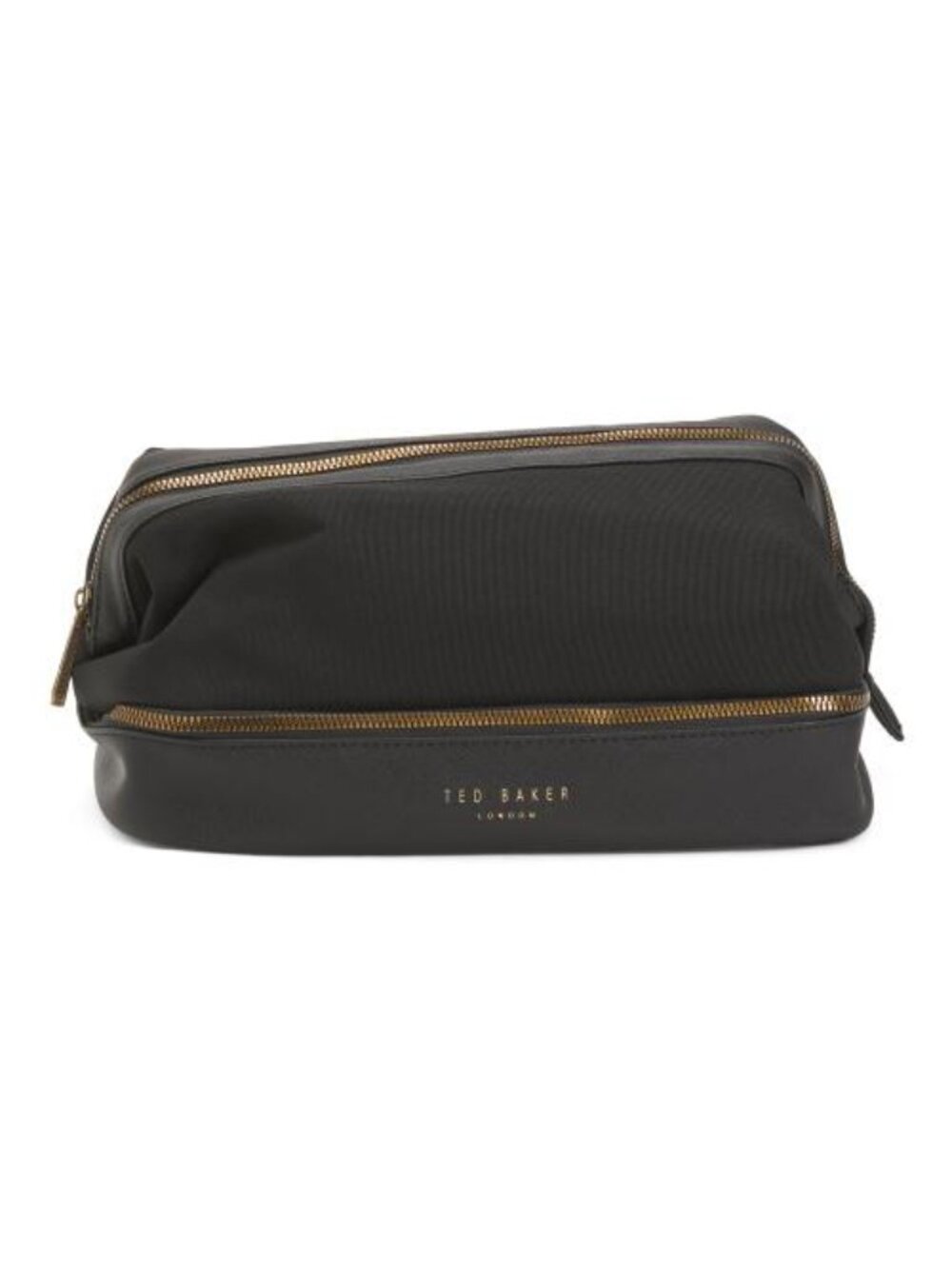 TED BAKER 6.5in Frame Makeup Bag With Drop Bottom